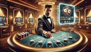 Tampilan Teen Patti dengan kartu terbuka, pot, dan opsi taruhan pemain di jokerbola88